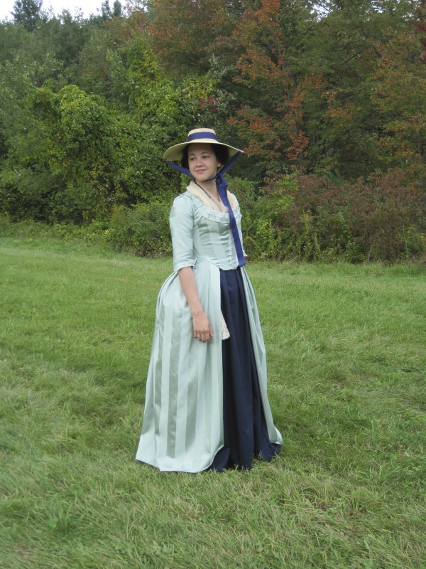 Project Journal: 1780s Ensemble Part VI: Open Gown and Petticoat  The  Quintessential Clothes Pen