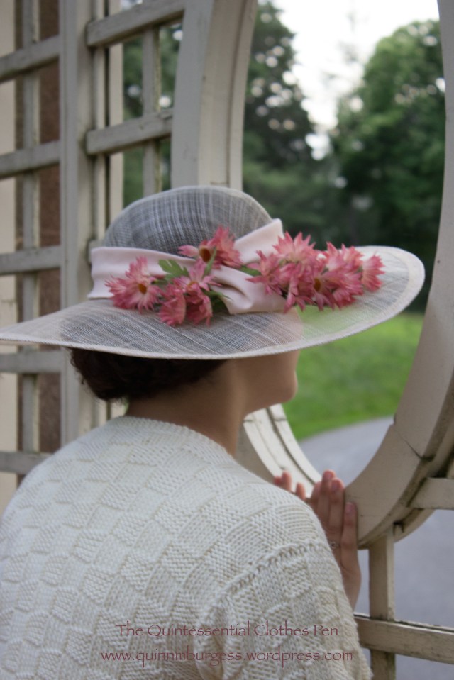 Designer Vintage 20s Style Wide Brim Hat Women main image 4
