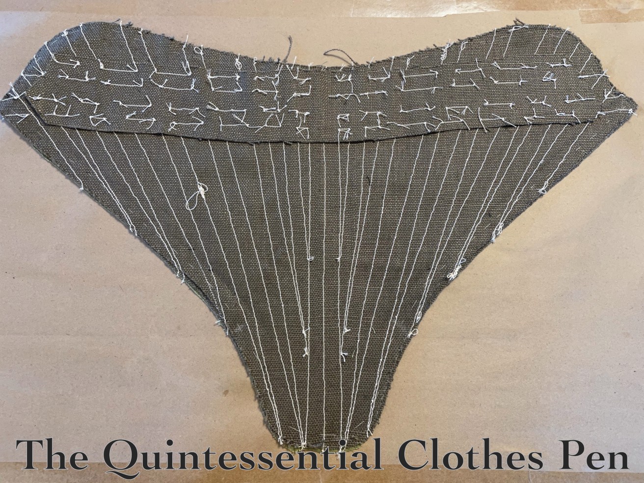 c. 1785 Green Linen Stays (Construction Details) – The Quintessential ...